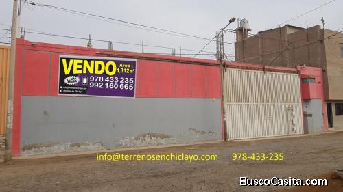  Excelente Local, 1312m² En la Urb. Patazca (Zona Céntrica de Chiclayo)