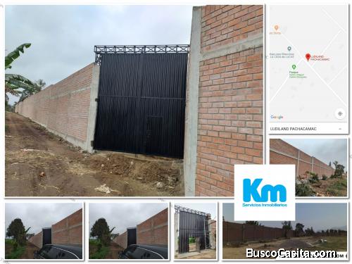 ALQUILER DE TERRENO EN PACHACAMAC