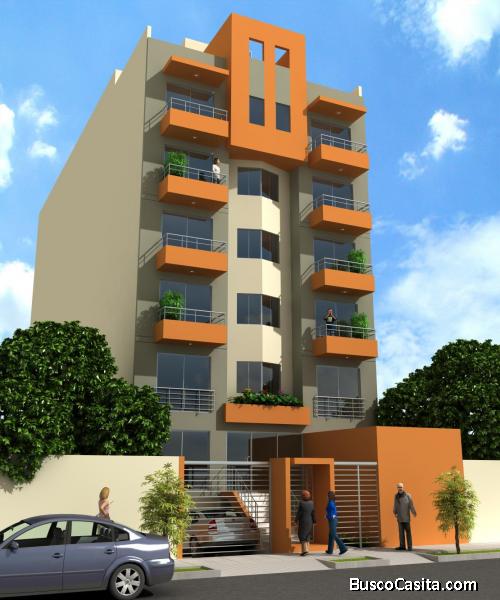 venta departamento de estreno en la urb sol de oro en los olivos