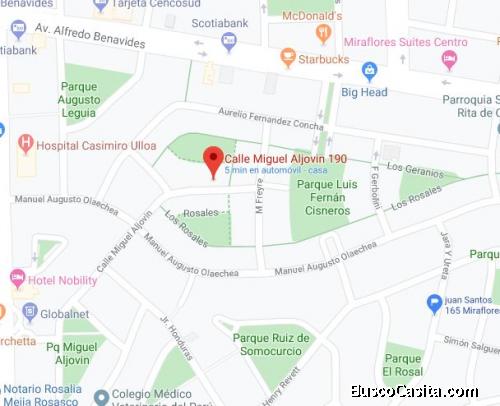 VENTA DE TERRENO MIGUEL ALJOVIN MIRAFLORES