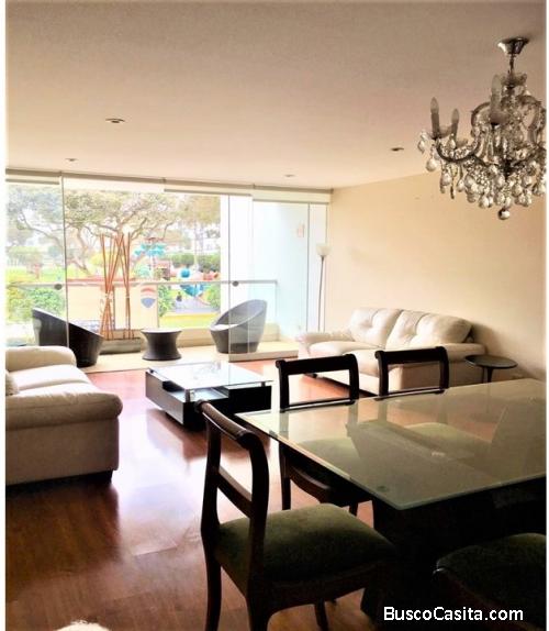 vendo lindo departamento frente a parque en surco
