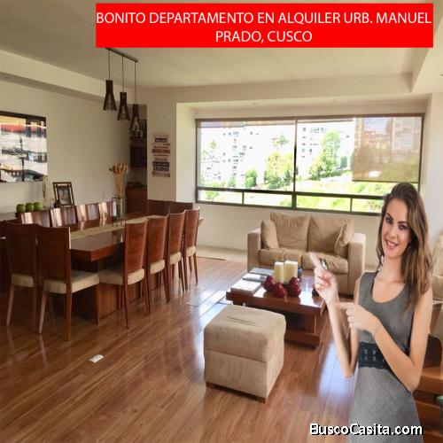 BONITO DEPARTAMENTO EN URB. MANUEL PRADO, CUSCO