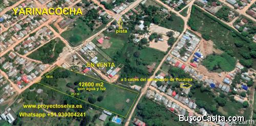 Terreno a 5 calles del aeropuerto de Pucallpa - PERÚ