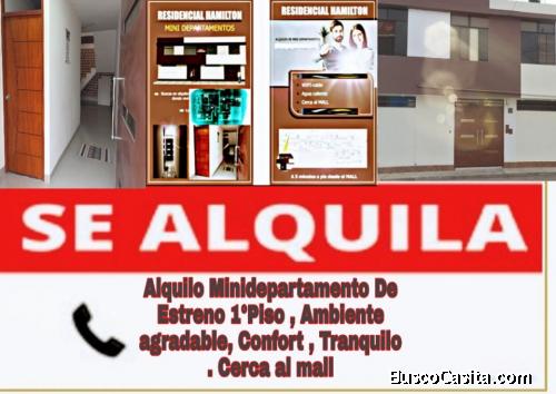 ????????????ALQUILOS MINI-DEPARTAMENTO DE ESTRENO 1️⃣° PISO CERCA AL MALL