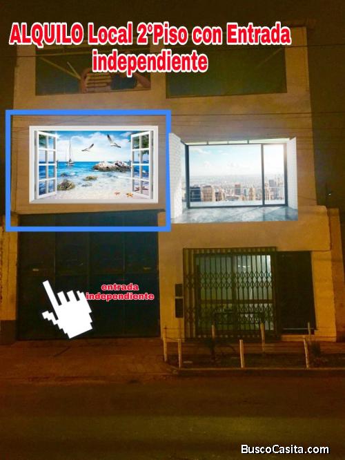 ????Alquilo amplio local comercial 2° Piso Con entrada independiente en urb Las Quintanas