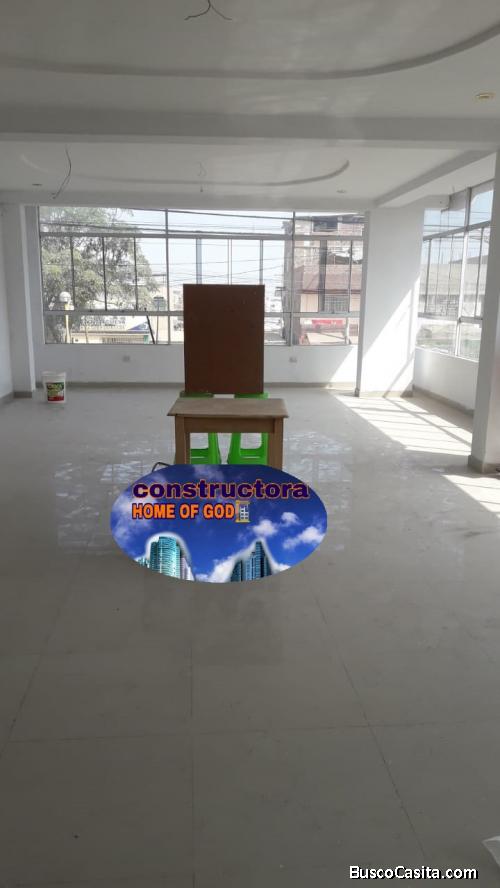 ????????ALQUILO AMPLIAS OFICINAS 2° PISO EN EL PORVENIR 