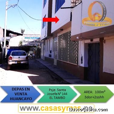  VENTO O ALQUILO DEPA CERCA DEL PARQUE INFANTIL EN EL TAMBO, HUANCAYO