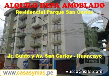 DEPA EN ALQUILER AMOBLADO POR OPEN PLAZA HUANCAYO