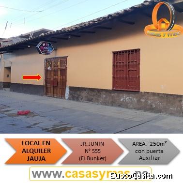 ALQUILO LOCAL COMERCIAL EN JAUJA