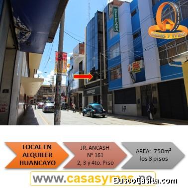 ALQUILO LOCAL COMERCIAL DE  3 PISOS