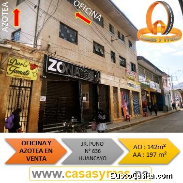 VENDO OFICINA Y AZOTEA CÉNTRICA 