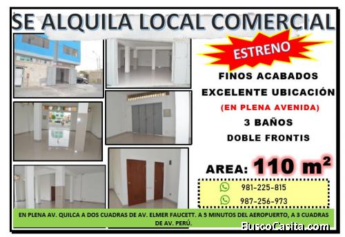  LOCAL COMERCIAL DE ESTRENO EN PLENA AVENIDA
