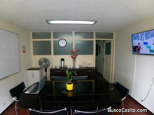 ALQUILO OFICINA AMOBLADA COMPARTIDA- MIRAFLORES 