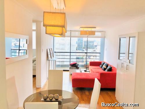 EN ALQUILER EXCELENTE DEPARTAMENTO AMOBLADO