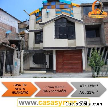 VENDO CASA AMPLIA EN JR. SAN MARTIN – HUANCAYO