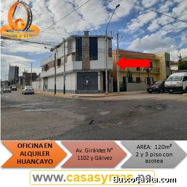 ALQUILO OFICINA EN GIRALDEZ Y GALVEZ – HUANCAYO