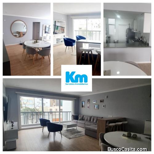 ALQUILER DE DPTO AMOBLADO CALLE VALENCIA MIRAFLORES 