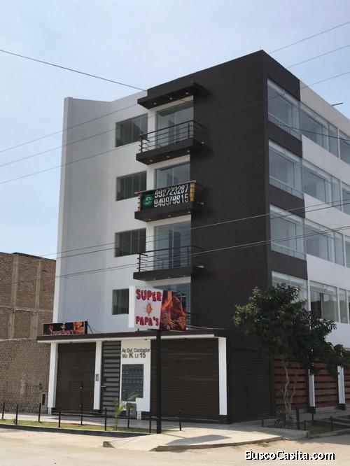 VENDO O ALQUILO  DEPARTAMENTO DE ESTRENO  3° Y 4° PISO  EN URB VILLA LOS CONTADORES