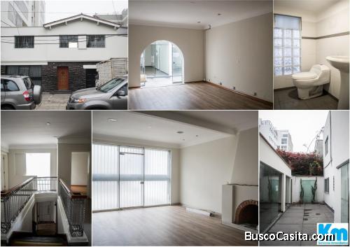 ALQUILER DE CASA OFICINA ROCA Y BOLOÑA 1 MIRAFLORES 