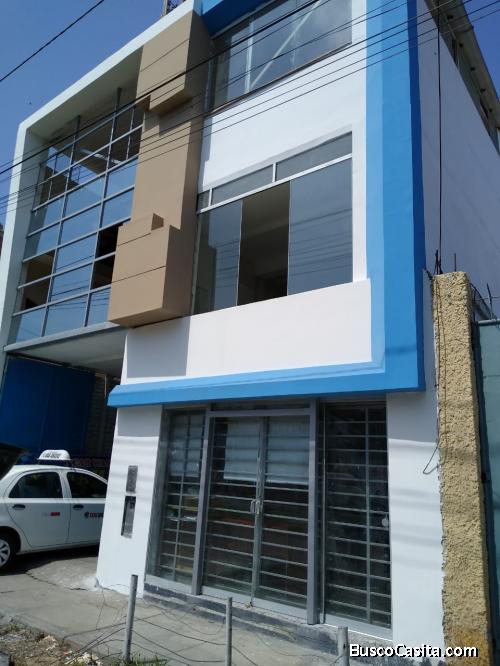 ????????Alquilo Oficinas para trabajar y opcional para vivienda de estreno en Salvador Lara urb las Quin
