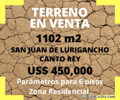 Venta de Terreno en San Juan de Lurigancho