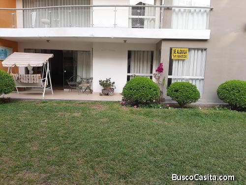 Hermoso departamento de 1er piso con salida a jardín