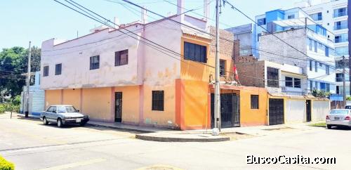 Venta de casa ubicada en esquina, dentro de la Urb. La Calera - Surquillo