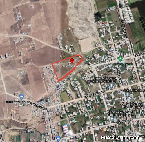Amplio terreno en venta a precio de inversión. Pilcomayo, Huancayo