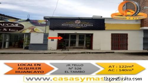 ALQUILO LOCAL POR LA DIRESA – HUANCAYO