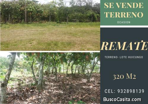 VENTA DE TERRENO URBANO - HUICUNGO