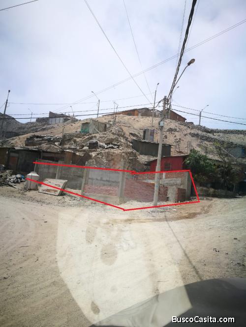 VENDO TERRENO SEMI CONSTRUIDO