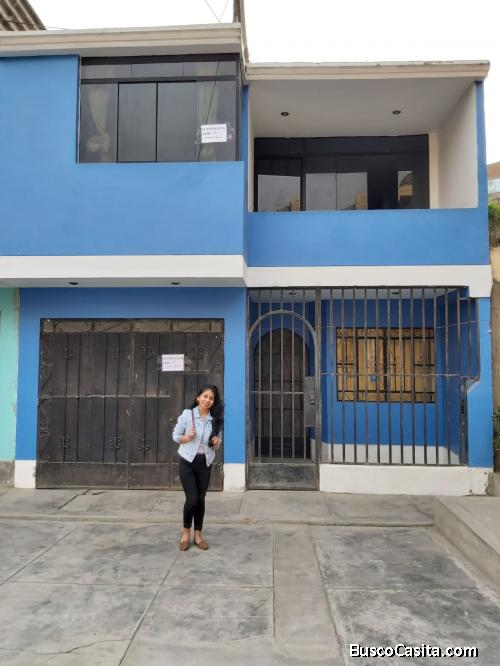 Vendo Casa Dos Pisos 90m2 + Patio de 60 m2 aprox. San juan de Lurigancho 