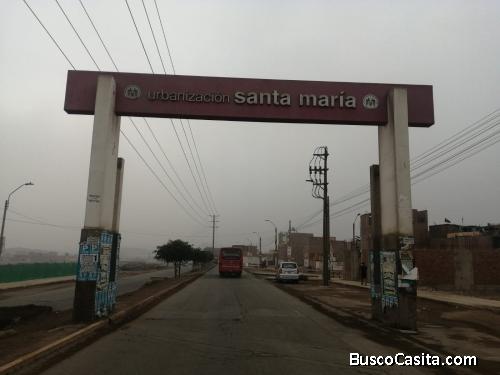 Terreno en venta en la etapa IV de la urb. Santa Maria. Carabayllo