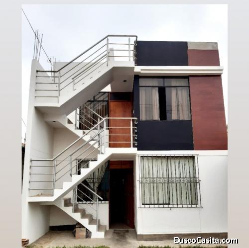 Casa 2 Pisos Frontis Libre - 8 Min Centro de Ica