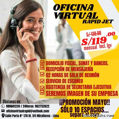 ALQUILER DE OFICINAS VIRTUALES