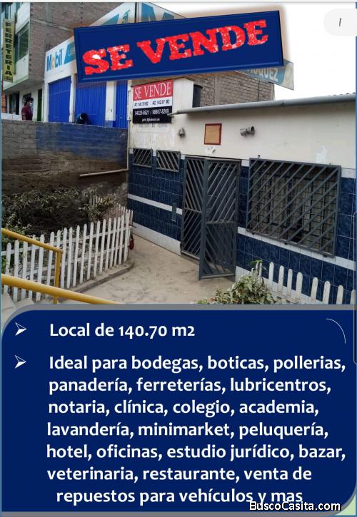 SE VENDE LOCAL EN HUAYCAN, ATE VITARTE