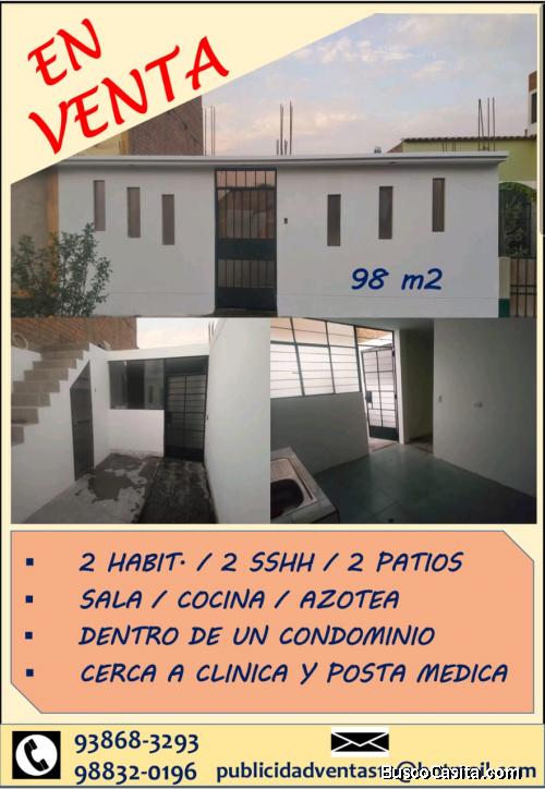 VENTA DE VIVIENDA EN LAS DALMACIAS, PUENTE PIEDRA