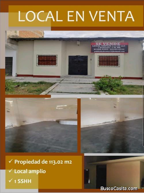 ¡SE VENDE AMPLIO LOCAL EN ZARUMILLA, TUMBES!