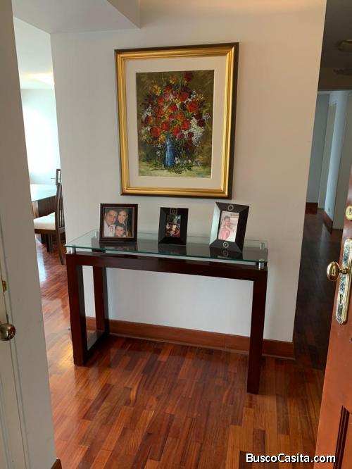 VENTA DEPARTAMENTO SAN ISIDRO AMOBLADO Y EQUIPADO