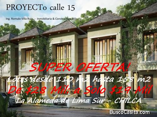 OPORTUNIDAD INVERSIÓN EN PERU: LOTES DE 112 m2 REBAJADOS DE $28 MIL DÓLARES A SOLO $19 MIL EN CHILCA