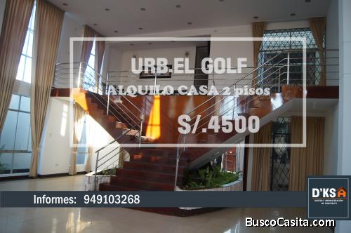 AMPLIA CASA URB EL GOLF
