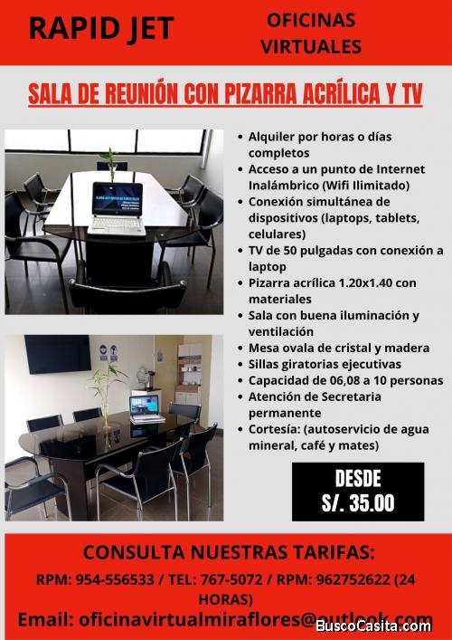 Alquiler de Salas de Reunión