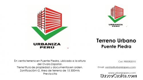 Vendo terreno en Puente Piedra