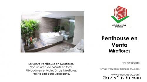 Penthouse en Venta en Miraflores