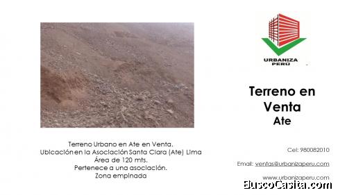 Vendo terreno en Ate 