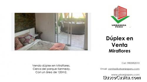 Vendo Dúplex en Miraflores