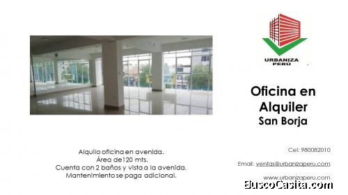 Oficina en alquiler en San Borja