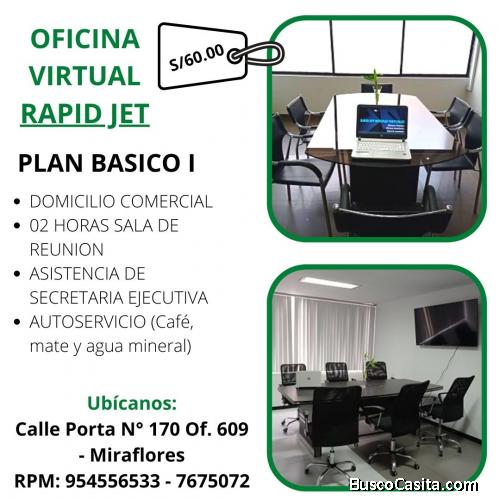 Alquila tu Oficina en Miraflores