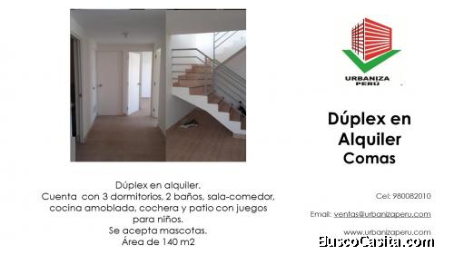 Duplex en Alquiler en Comas
