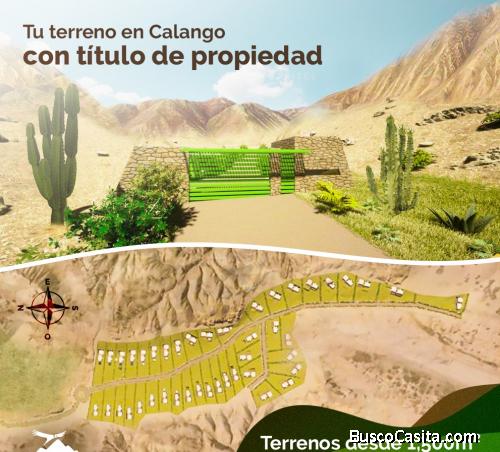 Tu casa de Campo en Calango 1500m2 Obten tu crédito Hipotecario!!!